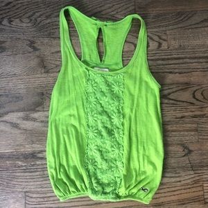 Lime green tank